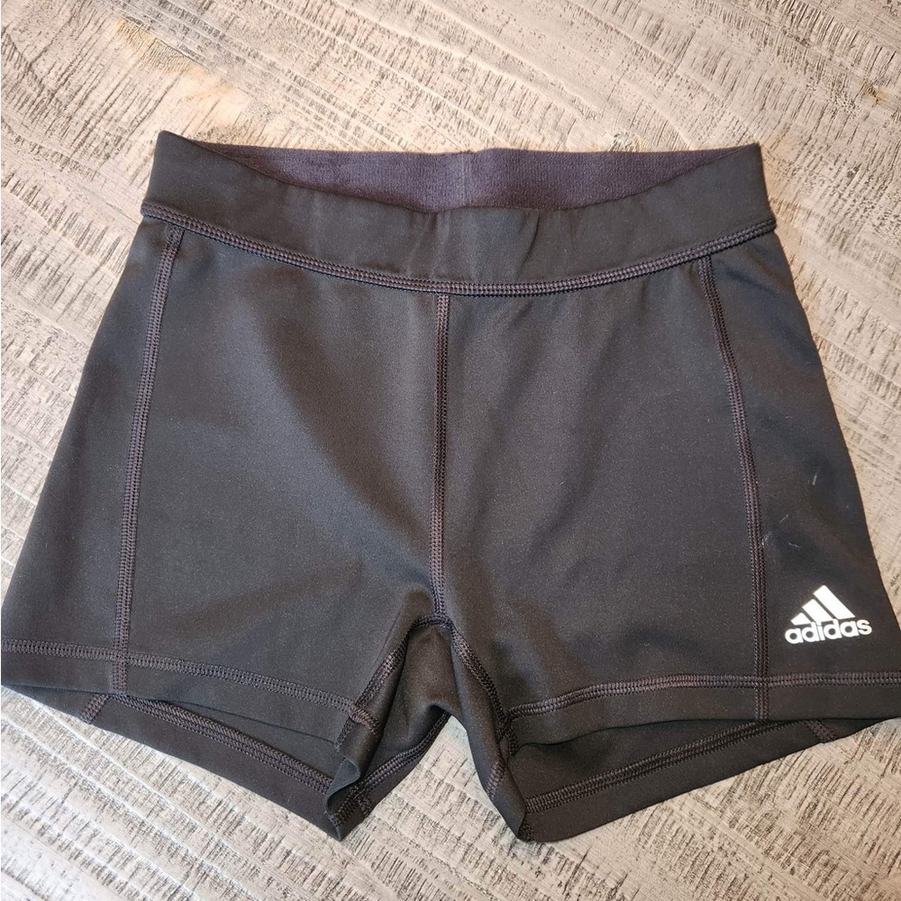 Adidas black running shorts size small